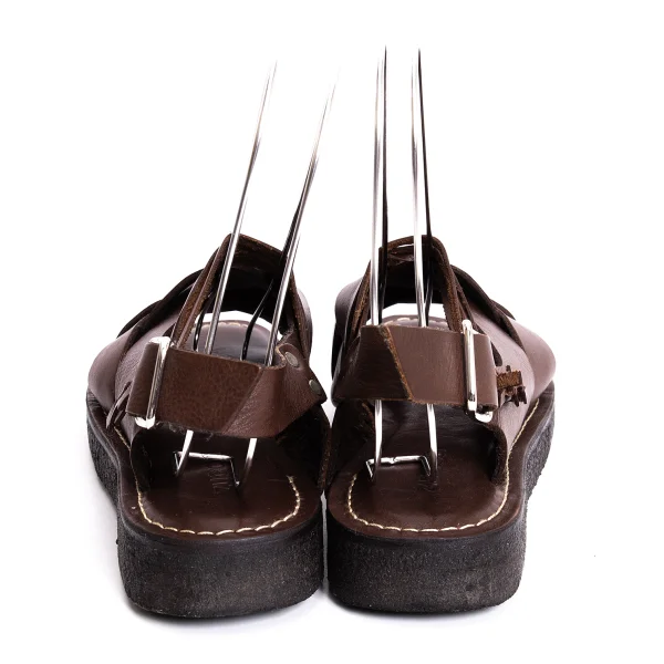 zucca Braided Leather Sandals K-170591_004