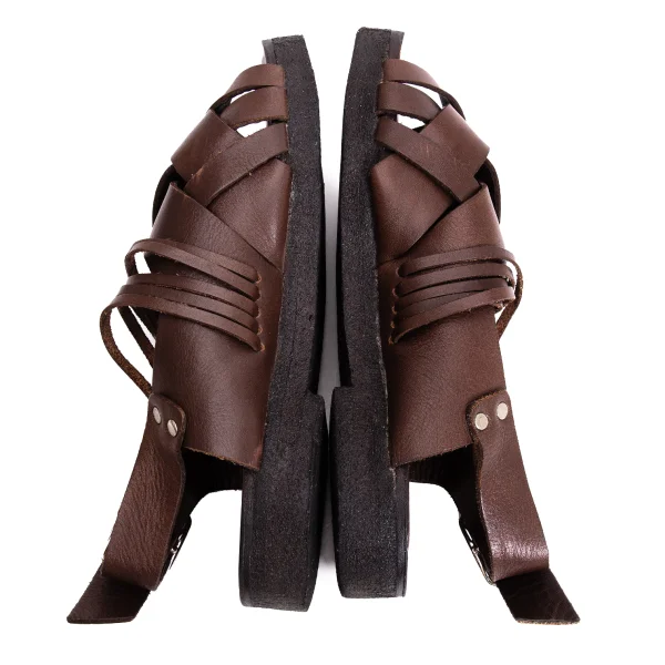 zucca Braided Leather Sandals K-170591_007