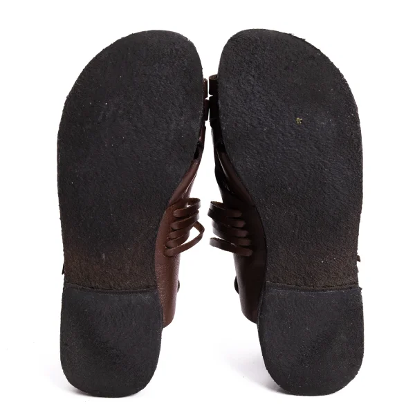 zucca Braided Leather Sandals K-170591_010