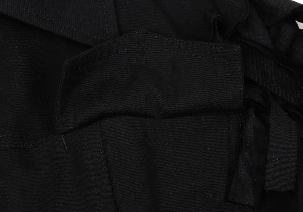 B Yohji Yamamoto Braided Sleeve Design Short Blouson K-170593_007