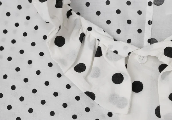 Y's Gather Polka Dot Switching Shirt K-170594_005