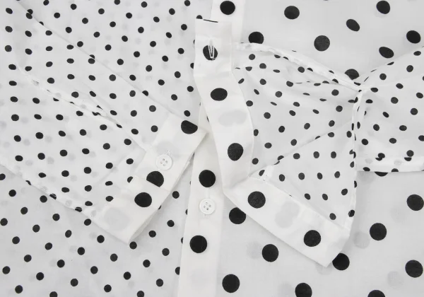 Y's Gather Polka Dot Switching Shirt K-170594_008
