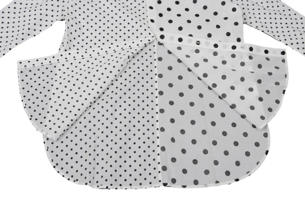 Y's Gather Polka Dot Switching Shirt K-170594_010