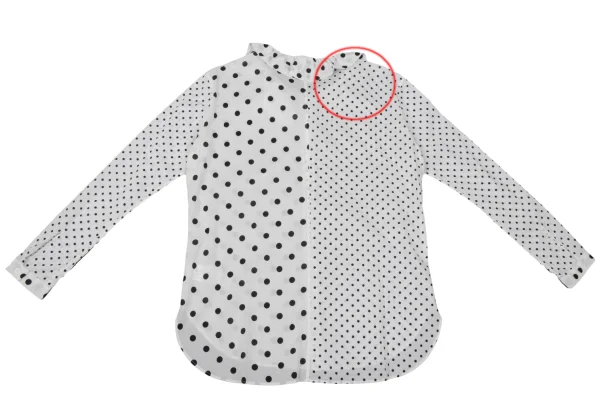 Y's Gather Polka Dot Switching Shirt K-170594_011