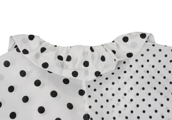Y's Gather Polka Dot Switching Shirt K-170594_013