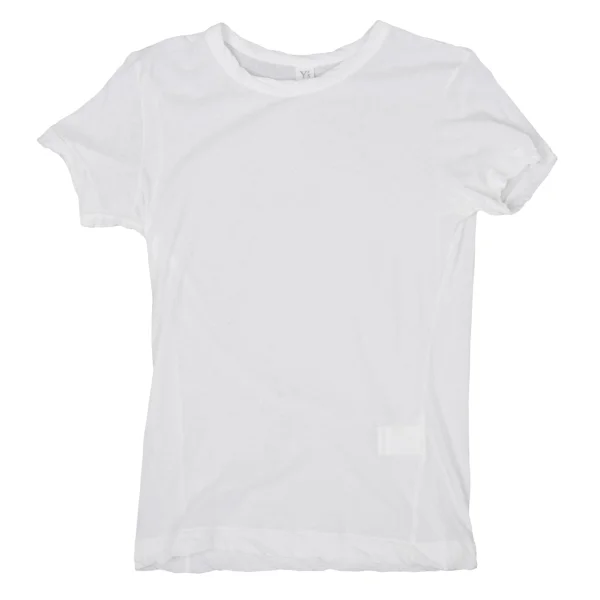 Y's Cotton T Shirt White 2 K-170595_001