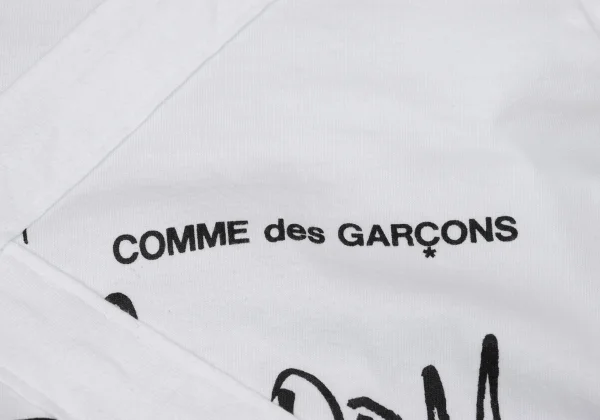 COMME des GARCONS Cross Patch Poem Print T-shirt K-170596_009