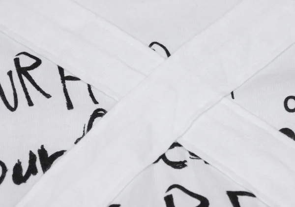 COMME des GARCONS Cross Patch Poem Print T-shirt K-170596_010