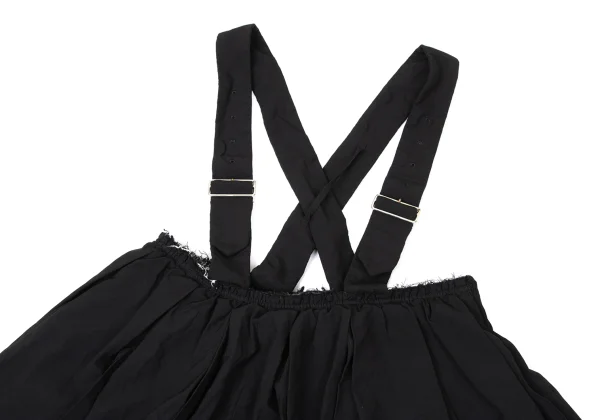 BLACK COMME des GARCONS Belted Suspender Skirt K-170597_003