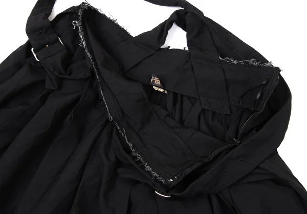 BLACK COMME des GARCONS Belted Suspender Skirt K-170597_005