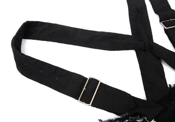BLACK COMME des GARCONS Belted Suspender Skirt K-170597_006