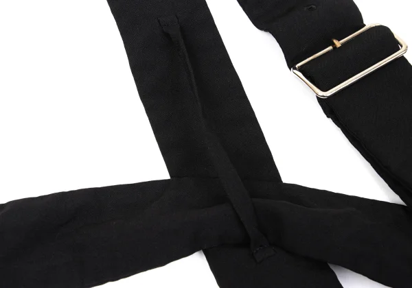 BLACK COMME des GARCONS Belted Suspender Skirt K-170597_007