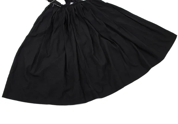 BLACK COMME des GARCONS Belted Suspender Skirt K-170597_009