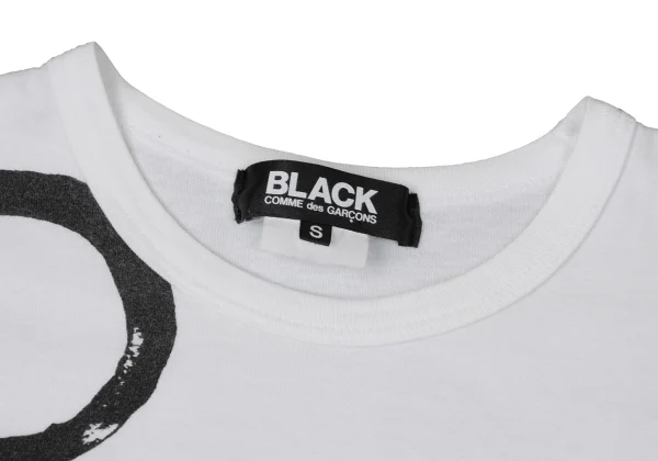 BLACK COMME des GARCONS Drawing Circle Print T-Shirt K-170598_003