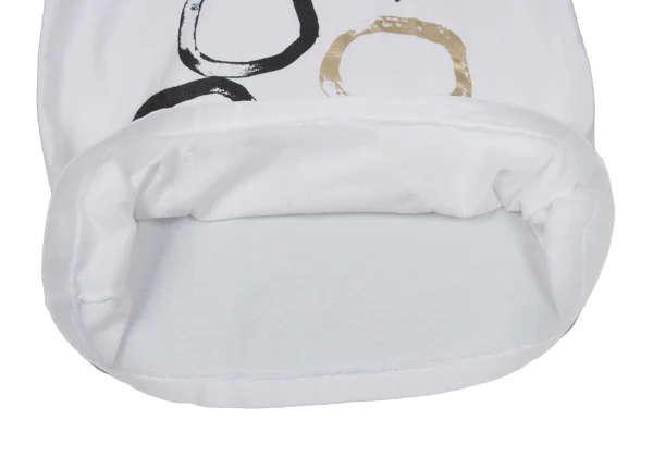 BLACK COMME des GARCONS Drawing Circle Print T-Shirt K-170598_010