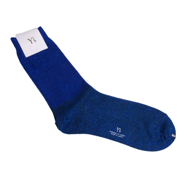 Y's Glitter Socks Blue  K-170603_001