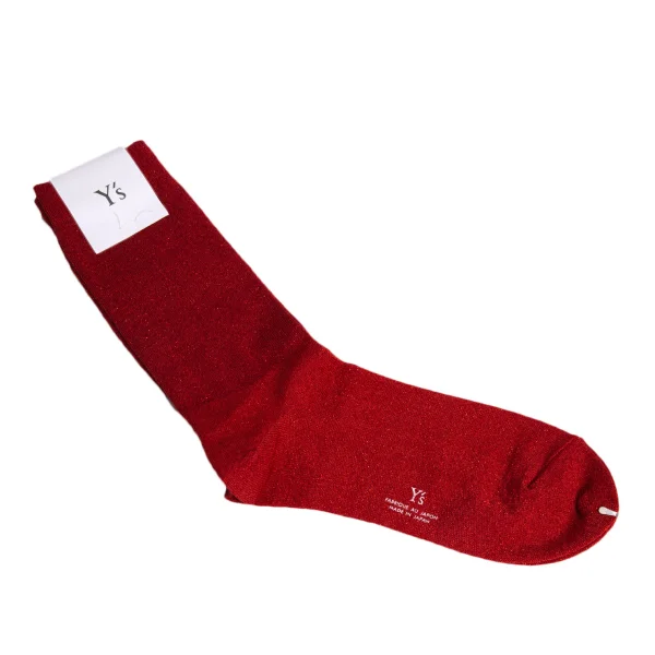 Y's Glitter Socks Red 2 K-170604_001