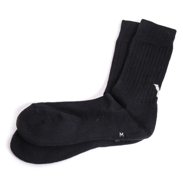 Y's × CHICSTOCKS Logo Jacquard Socks K-170607_005