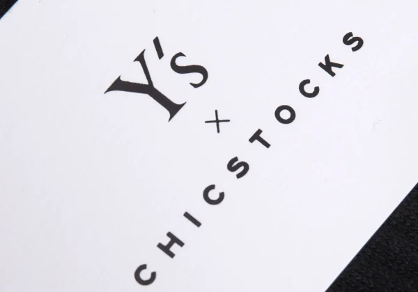 Y's × CHICSTOCKS Logo Jacquard Socks K-170607_008