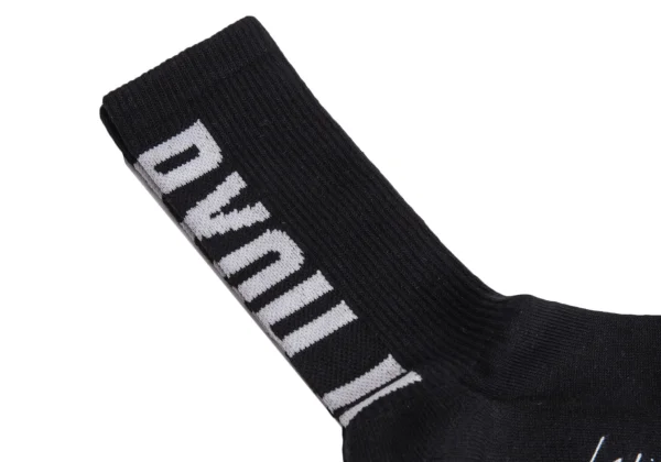 Yohji Yamamoto Logo Jacquard Rib Socks K-170609_002