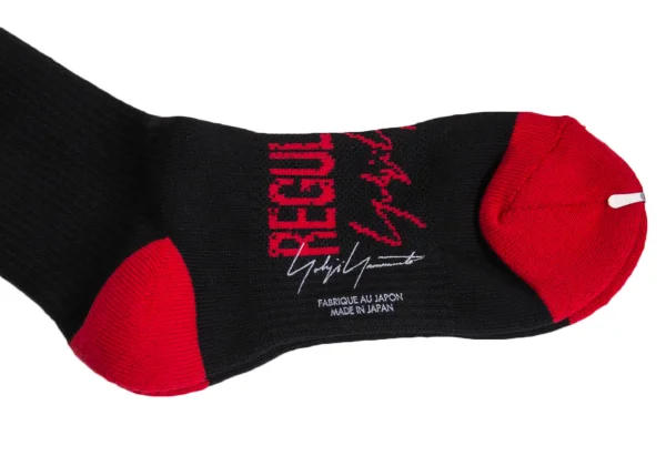 REGULATION yohji yamamoto Logo Jacquard Rib Socks K-170610_003