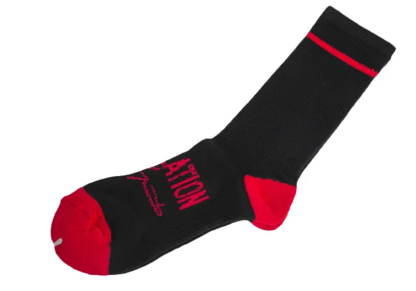 REGULATION yohji yamamoto Logo Jacquard Rib Socks K-170610_005