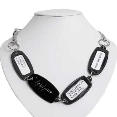 Yohji Yamamoto Tag Chain Necklace