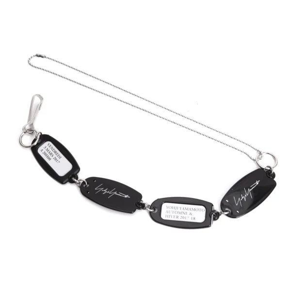 Yohji Yamamoto Tag Chain Necklace K-170613_002