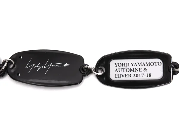 Yohji Yamamoto Tag Chain Necklace K-170613_010