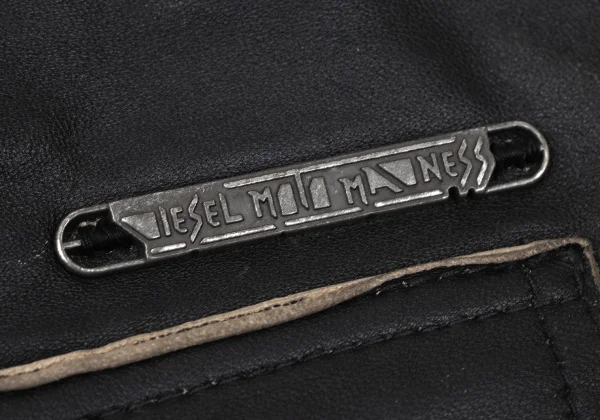 DIESEL Zip Pocket Design Leather Mini Skirt K-170615_011