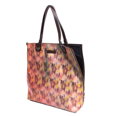 Jean Paul GAULTIER Feather Reversible V Cyber Tote Bag