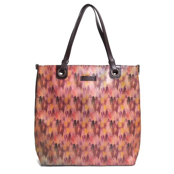 Jean Paul GAULTIER Feather Reversible V Cyber Tote Bag K-170618_002