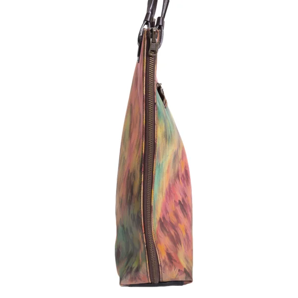 Jean Paul GAULTIER Feather Reversible V Cyber Tote Bag K-170618_003