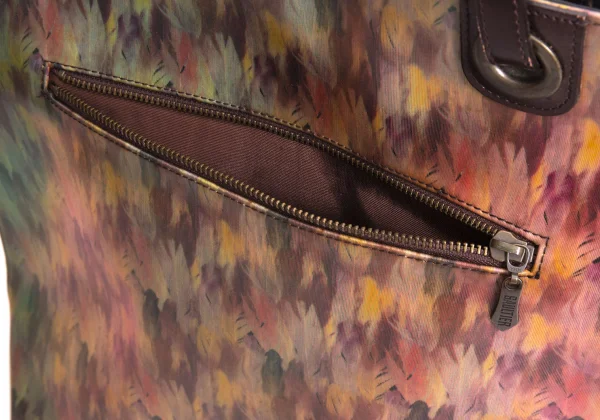 Jean Paul GAULTIER Feather Reversible V Cyber Tote Bag K-170618_006