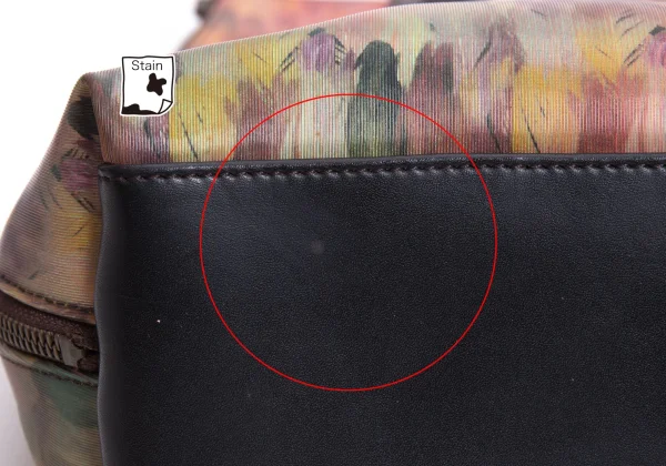 Jean Paul GAULTIER Feather Reversible V Cyber Tote Bag K-170618_009