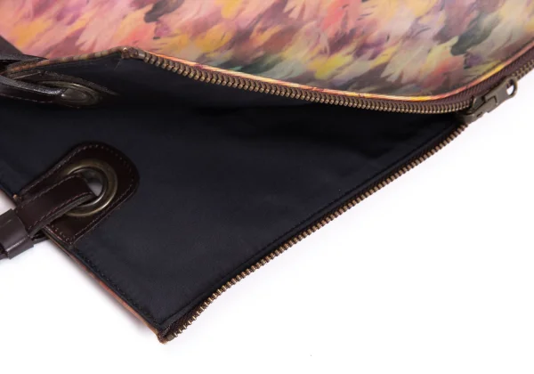 Jean Paul GAULTIER Feather Reversible V Cyber Tote Bag K-170618_013