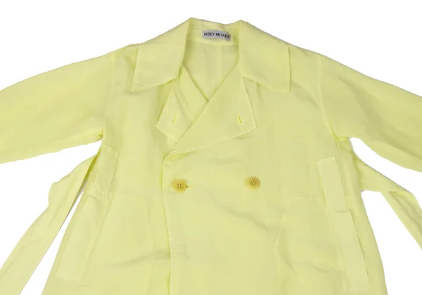 ISSEY MIYAKE Cupro Paper Long Shirt Coat K-170621_003