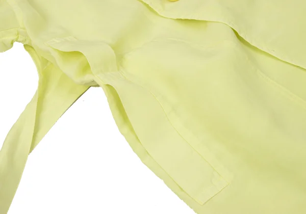 ISSEY MIYAKE Cupro Paper Long Shirt Coat K-170621_010