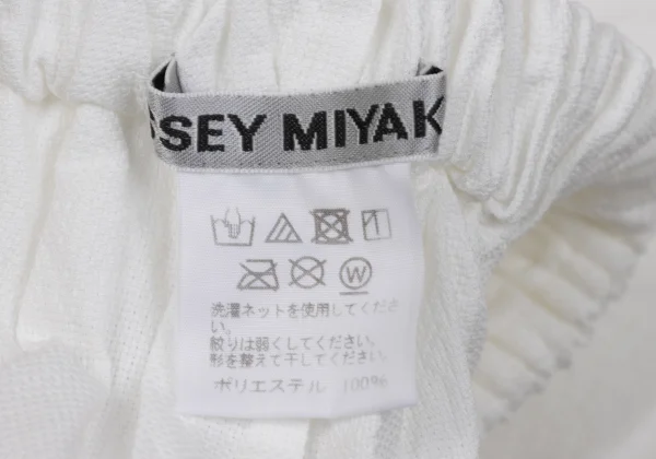 ISSEY MIYAKE Wrinkle Processed Wide Cropped Pants K-170622_012