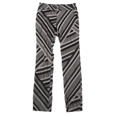 ISSEY MIYAKE Stretch Mixed-material Striped Pants