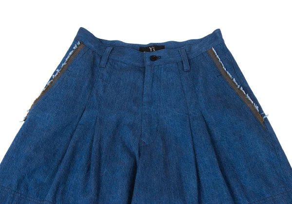 Y's Cutting Tuck Wide Jeans K-170627_002