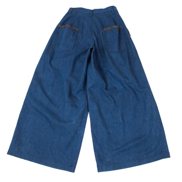 Y's Cutting Tuck Wide Jeans K-170627_009