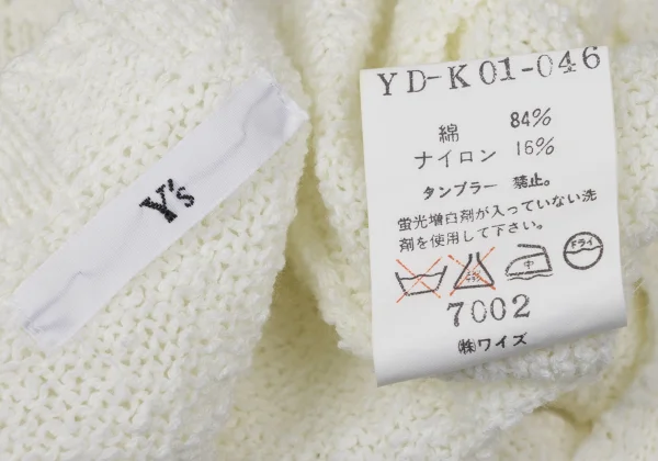 Y's Cotton Nylon Knit Tank Top K-170629_015