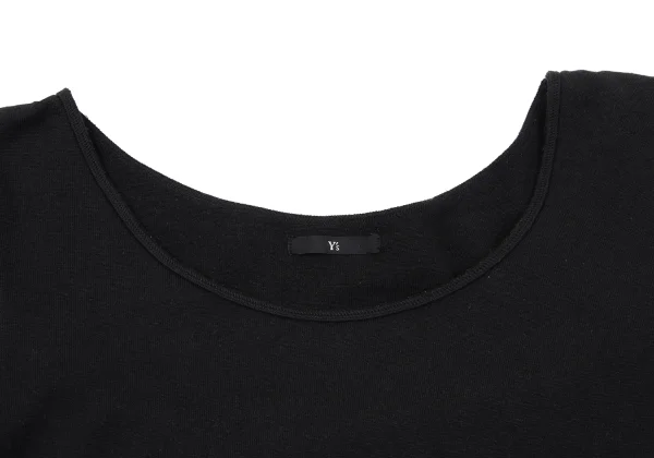 Y's Cotton Stretch Cropped T Shirt K-170630_003