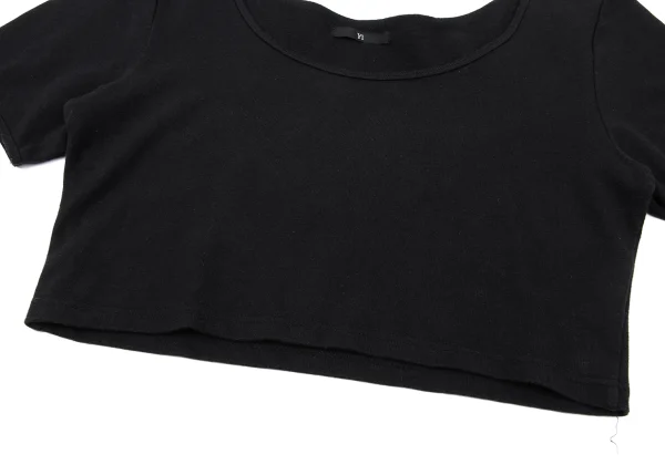 Y's Cotton Stretch Cropped T Shirt K-170630_005