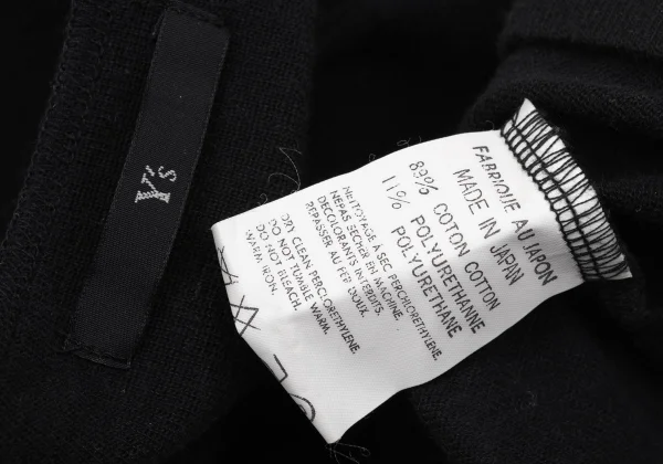 Y's Cotton Stretch Cropped T Shirt K-170630_009
