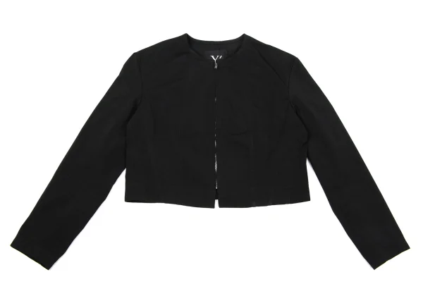 Y's Poly Zip-up Collarless Jacket K-170640_002