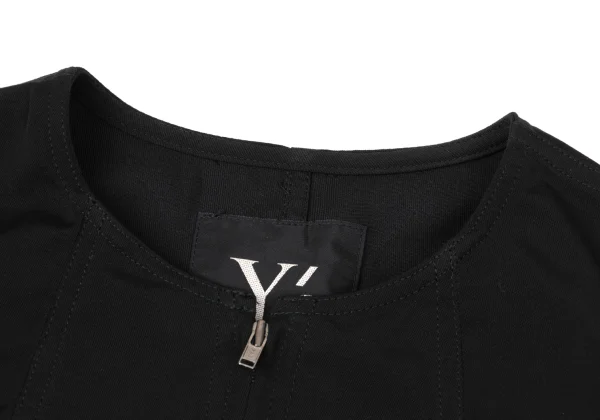 Y's Poly Zip-up Collarless Jacket K-170640_004