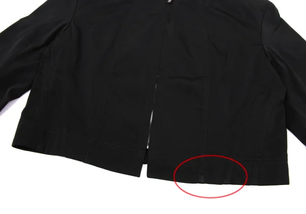 Y's Poly Zip-up Collarless Jacket K-170640_009
