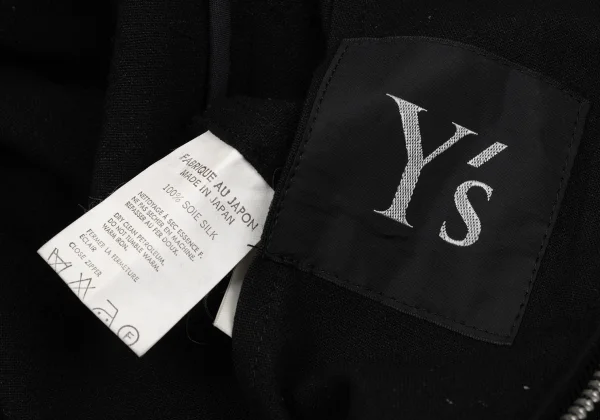 Y's Silk Nep Zip-up Jacket K-170641_016